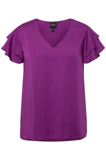 Plus size veliki brojevi Bluza s dvoslojnim rukavima za punije