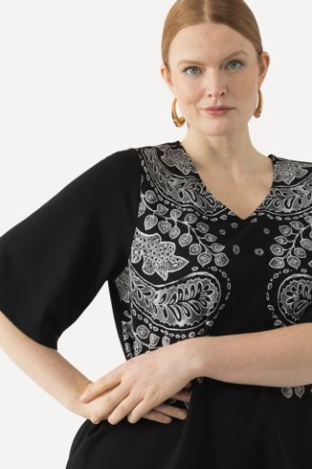 Plus size veliki brojevi Majica kratkih rukava A kroja za punije