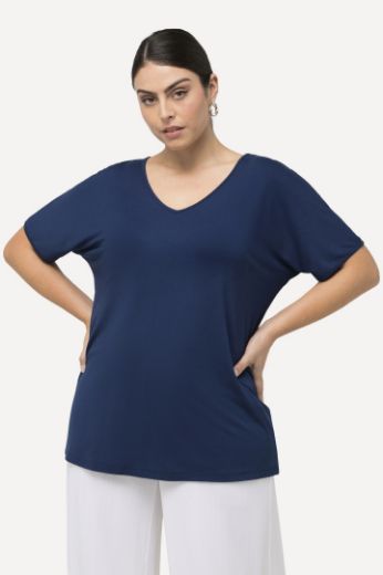 Plus size veliki brojevi Majica kratkih rukava s ringovima na leđima za punije