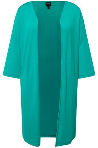 Plus size veliki brojevi Kardigan lagani dužeg kroja s 3/4 rukavima za punije