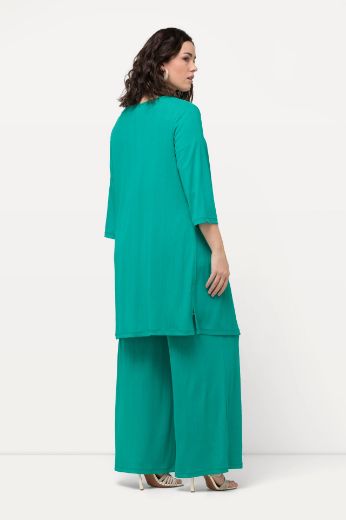 Plus size veliki brojevi Kardigan lagani dužeg kroja s 3/4 rukavima za punije