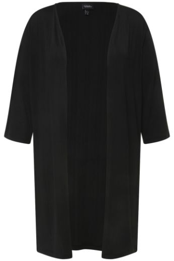 Plus size veliki brojevi Kardigan lagani dužeg kroja s 3/4 rukavima za punije