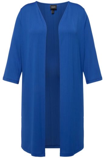 Plus size veliki brojevi Kardigan lagani dužeg kroja s 3/4 rukavima za punije