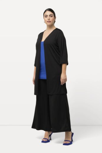 Plus size veliki brojevi Kardigan lagani dužeg kroja s 3/4 rukavima za punije