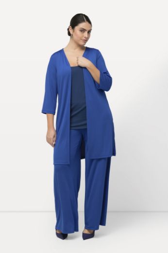 Plus size veliki brojevi Kardigan lagani dužeg kroja s 3/4 rukavima za punije