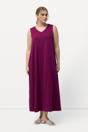 Plus size veliki brojevi Haljina maxi bez rukava V izreza za punije