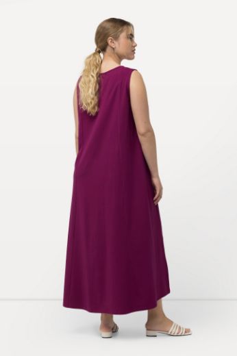 Plus size veliki brojevi Haljina maxi bez rukava V izreza za punije