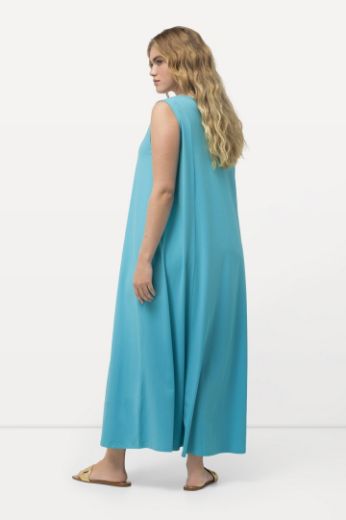 Plus size veliki brojevi Haljina maxi bez rukava V izreza za punije