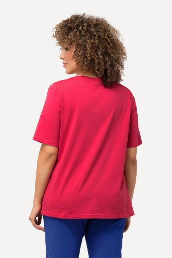 Plus size veliki brojevi Majica kratkih rukava V izreza za punije