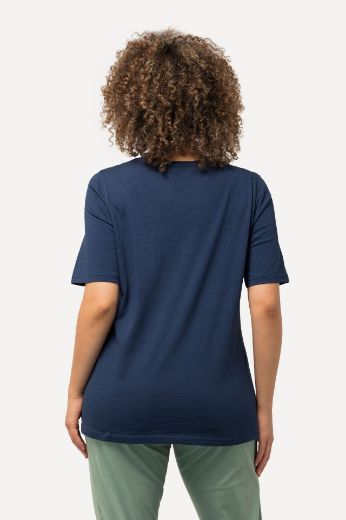 Plus size veliki brojevi Majica kratkih rukava V izreza za punije