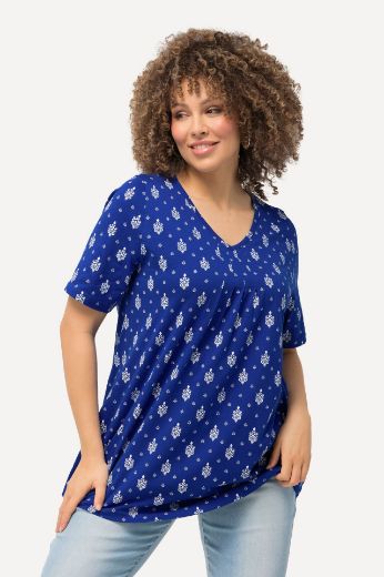 Plus size veliki brojevi Majica A kroja s printom za punije