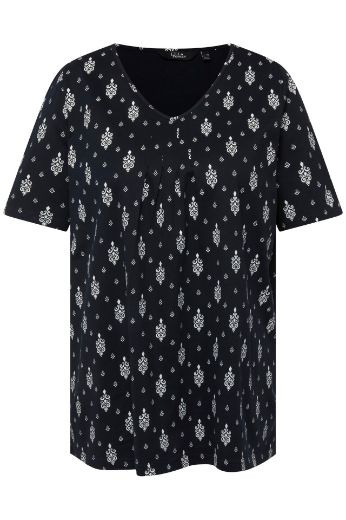 Plus size veliki brojevi Majica A kroja s printom za punije