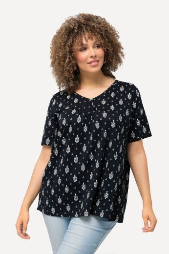 Plus size veliki brojevi Majica A kroja s printom za punije