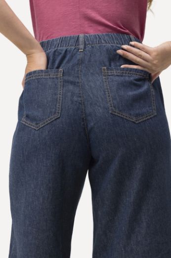 Plus size veliki brojevi Traperice šireg kroja nogavica za punije