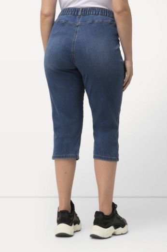 Plus size veliki brojevi Hlače traper Capry za punije