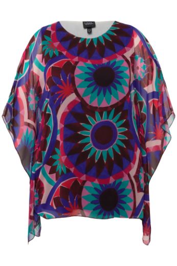 Plus size veliki brojevi Bluza dvoslojna spuštenih rukava za punije