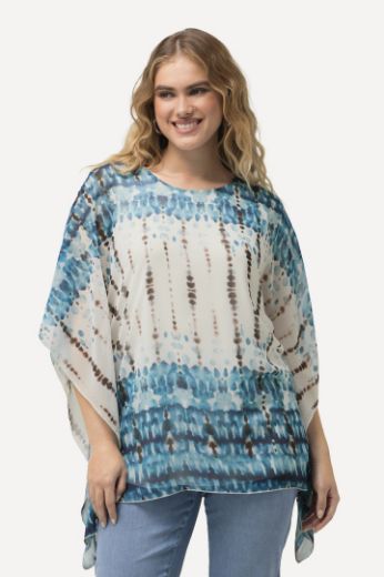 Plus size veliki brojevi Bluza dvoslojna spuštenih rukava za punije