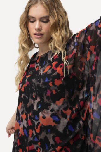Plus size veliki brojevi Bluza dvoslojna spuštenih rukava za punije