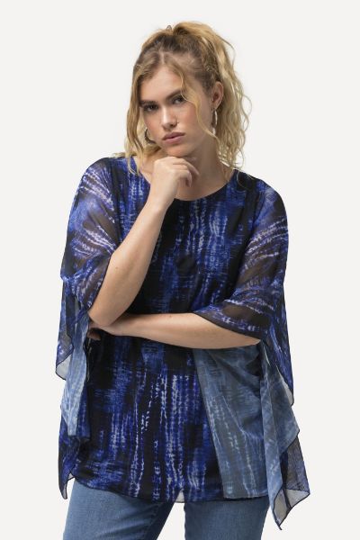 Veliki brojevi Bluza dvoslojna moda za punije