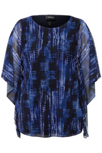 Plus size veliki brojevi Bluza dvoslojna za punije