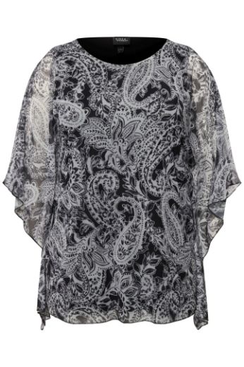 Plus size veliki brojevi Bluza dvoslojna za punije