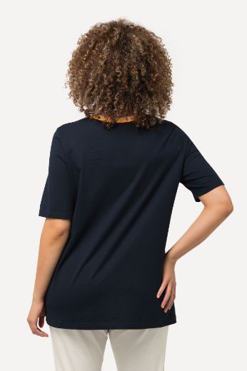 Plus size veliki brojevi Majica kratkih rukava V ovratnika za punije