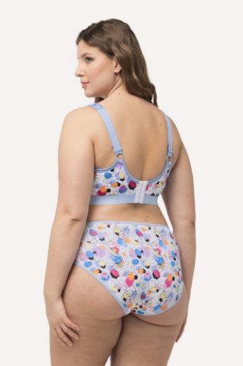 Plus size veliki brojevi Grudnjak minimizer s motivom nepravilnih krugova za punije