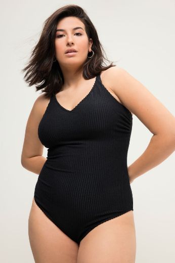 Plus size veliki brojevi Kupaći kostim jednodijelni s trakicama na leđima za punije
