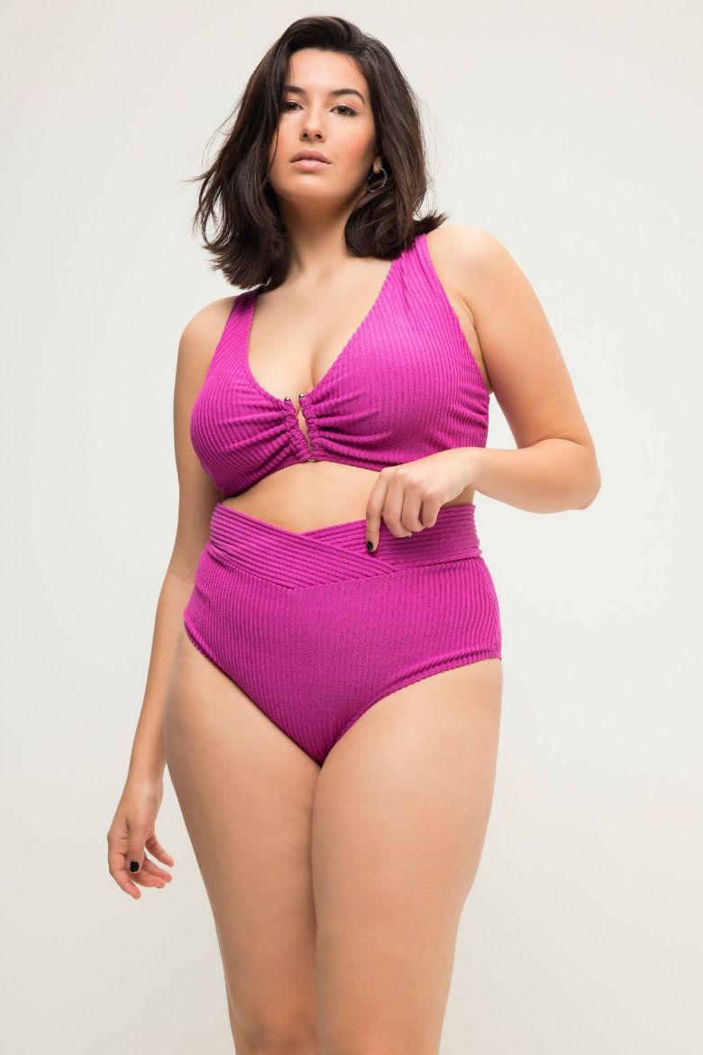 Plus size veliki brojevi Kupaće gaće visokog struka za punije