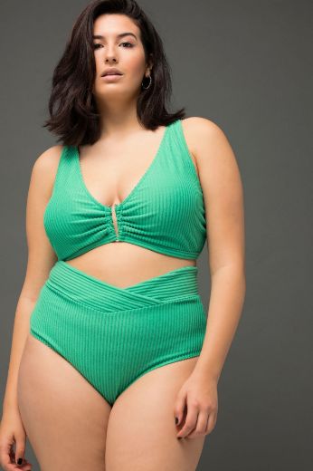 Plus size veliki brojevi Kupaće gaće visokog struka za punije