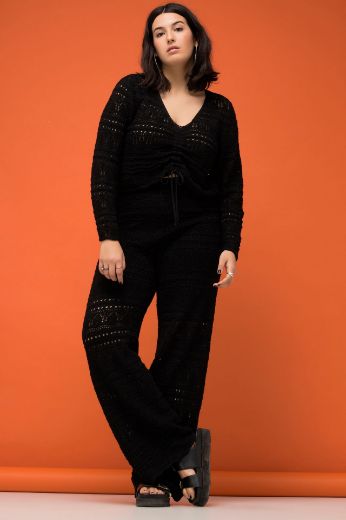 Plus size veliki brojevi Hlače pletene za punije