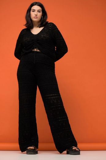 Plus size veliki brojevi Hlače pletene za punije