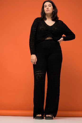 Plus size veliki brojevi Hlače pletene za punije