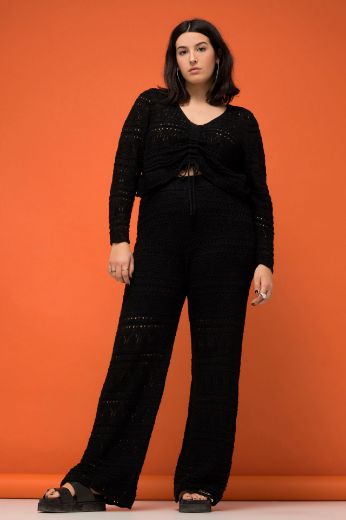 Plus size veliki brojevi Hlače pletene za punije