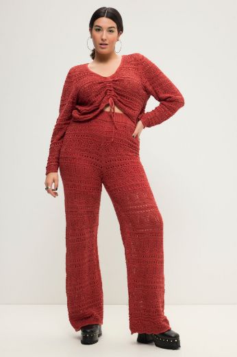 Plus size veliki brojevi Hlače pletene za punije