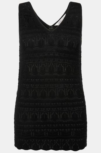 Plus size veliki brojevi Majica bez rukava pletena za punije
