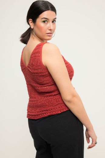 Plus size veliki brojevi Majica bez rukava pletena za punije