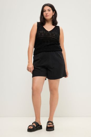 Plus size veliki brojevi Hlače kratke od lana za punije
