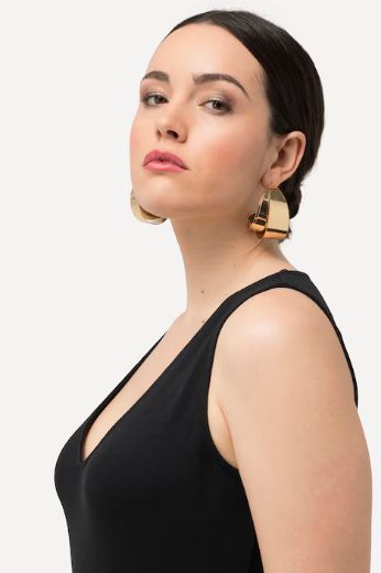 Plus size veliki brojevi Top V ovratnika za punije