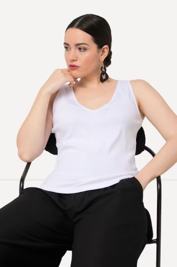 Plus size veliki brojevi Top V ovratnika za punije