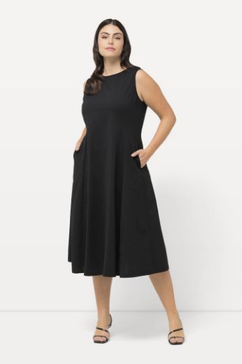 Plus size veliki brojevi Haljina A kroja bez rukava za punije