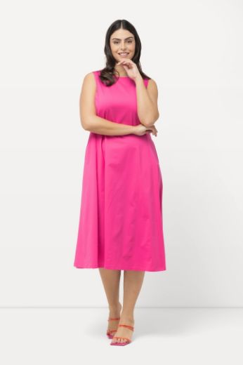 Plus size veliki brojevi Haljina A kroja bez rukava za punije