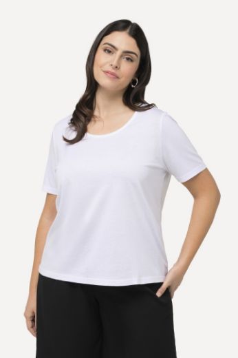 Plus size veliki brojevi Majica kratkih rukava okruglog ovratnika za punije