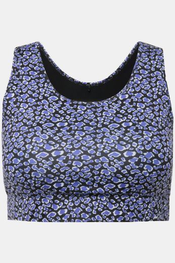 Plus size veliki brojevi Grudnjak sportski s leopard printom za punije