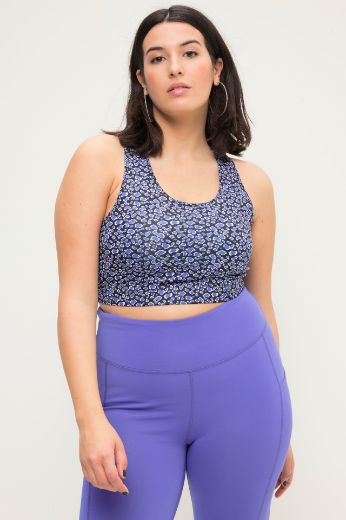 Plus size veliki brojevi Grudnjak sportski s leopard printom za punije
