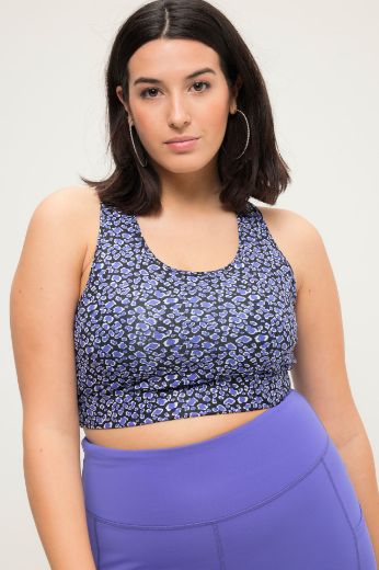 Plus size veliki brojevi Grudnjak sportski s leopard printom za punije