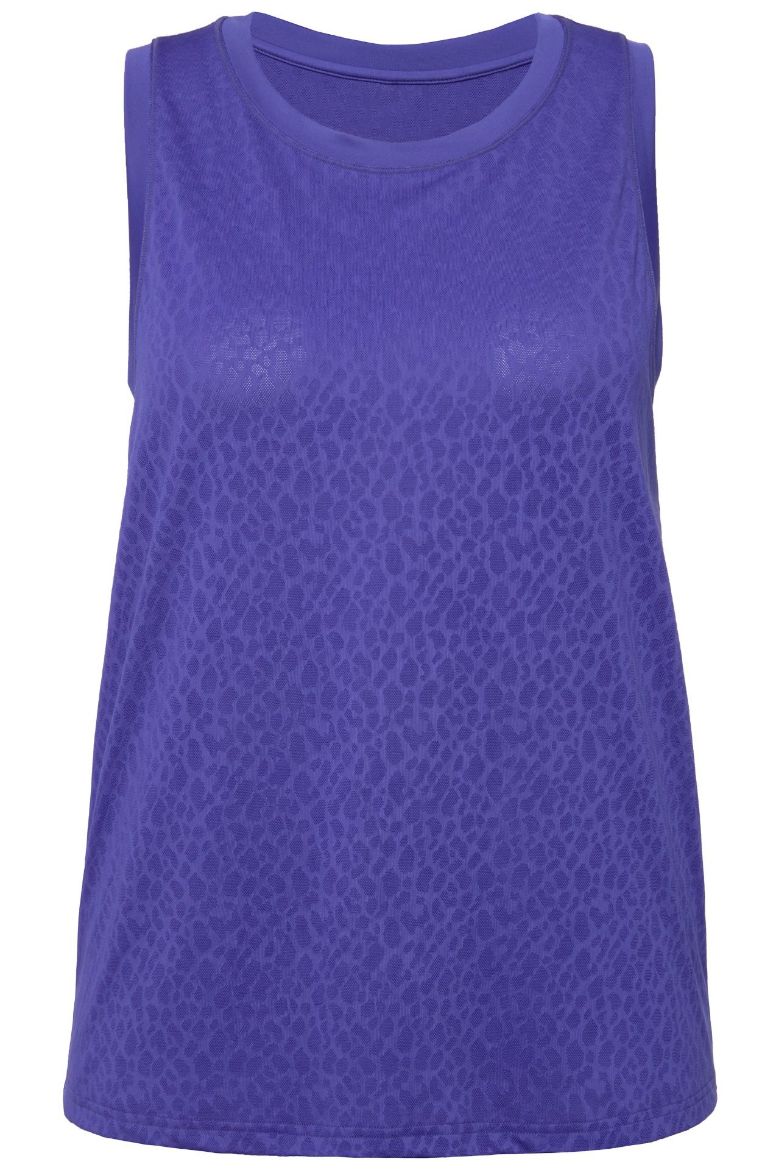 Plus size veliki brojevi Majica bez rukava s leopard motivom za punije