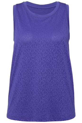 Plus size veliki brojevi Majica bez rukava s leopard motivom za punije