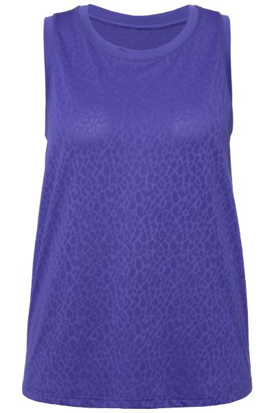 Veliki brojevi Majica bez rukava s leopard motivom moda za punije
