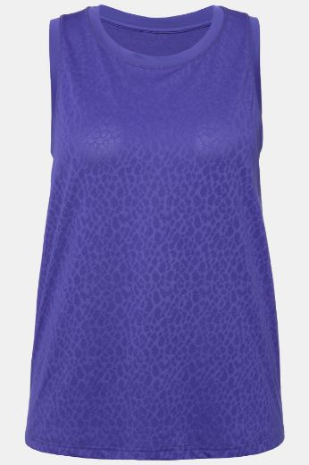 Plus size veliki brojevi Majica bez rukava s leopard motivom za punije